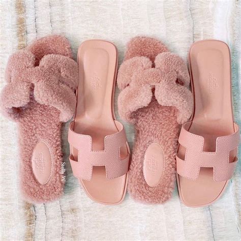 hermes flip flops dupe|hermes fluffy slides.